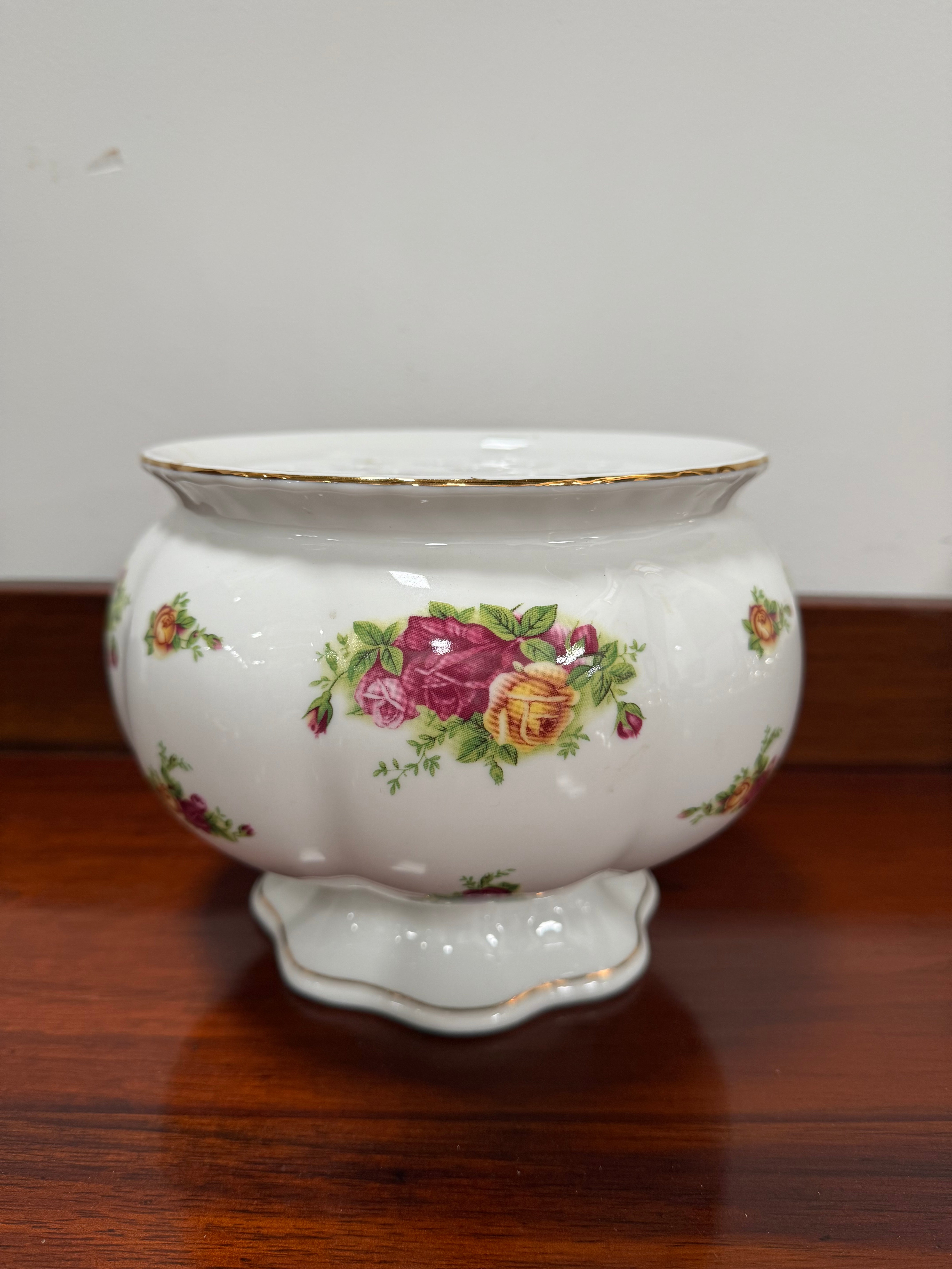 Vintage Royal Albert Flower Vase & Insert | Antique & Vintage | Moonee Ponds Antiques | Australia Wide Delivery