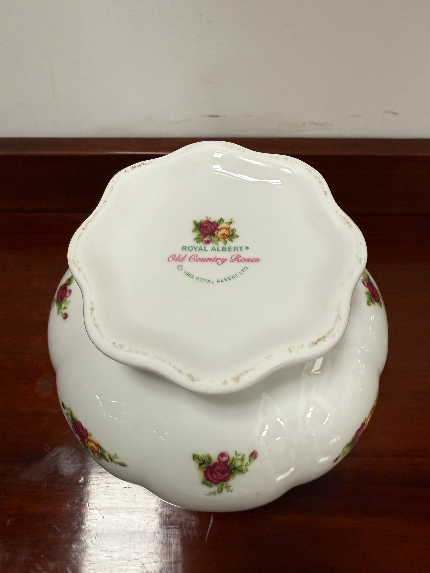 Vintage Royal Albert Flower Vase & Insert