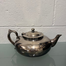 Vintage Heavy Silver Plate Robur Teapot & Infuser