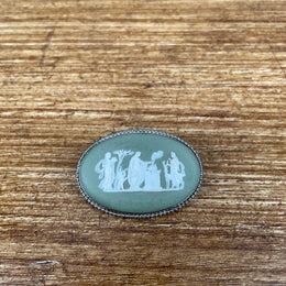 Wedgwood Artemis Cameo & Sterling Silver Brooch