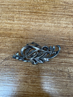 Large Sterling Silver & Marcasite Vintage Brooch | Antique & Vintage | Moonee Ponds Antiques | Australia Wide Delivery