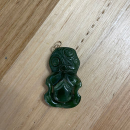 Old Hei Tiki Maori New Zealand Pendant