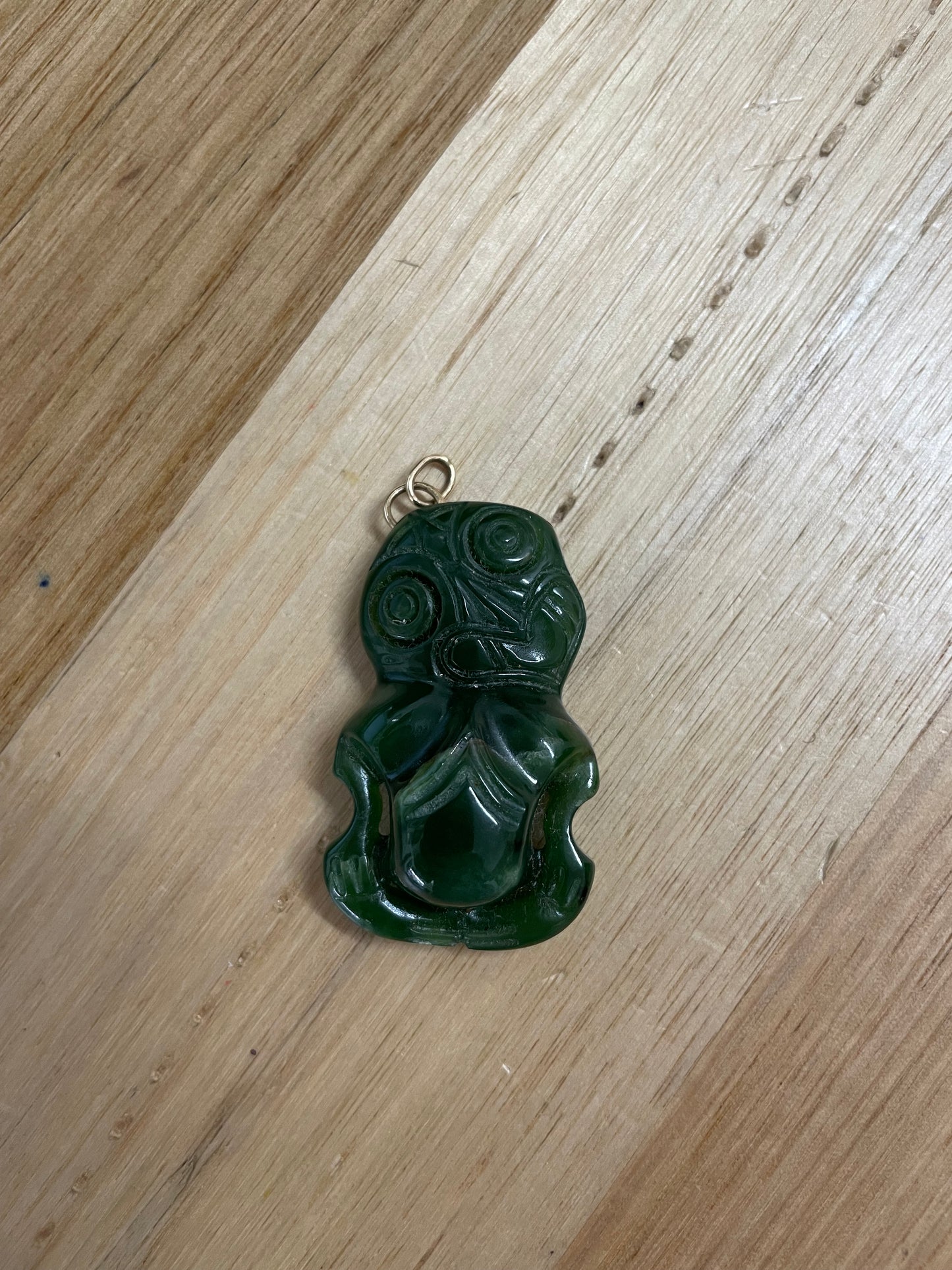 Old Hei Tiki Maori New Zealand Pendant