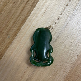 Old Hei Tiki Maori New Zealand Pendant
