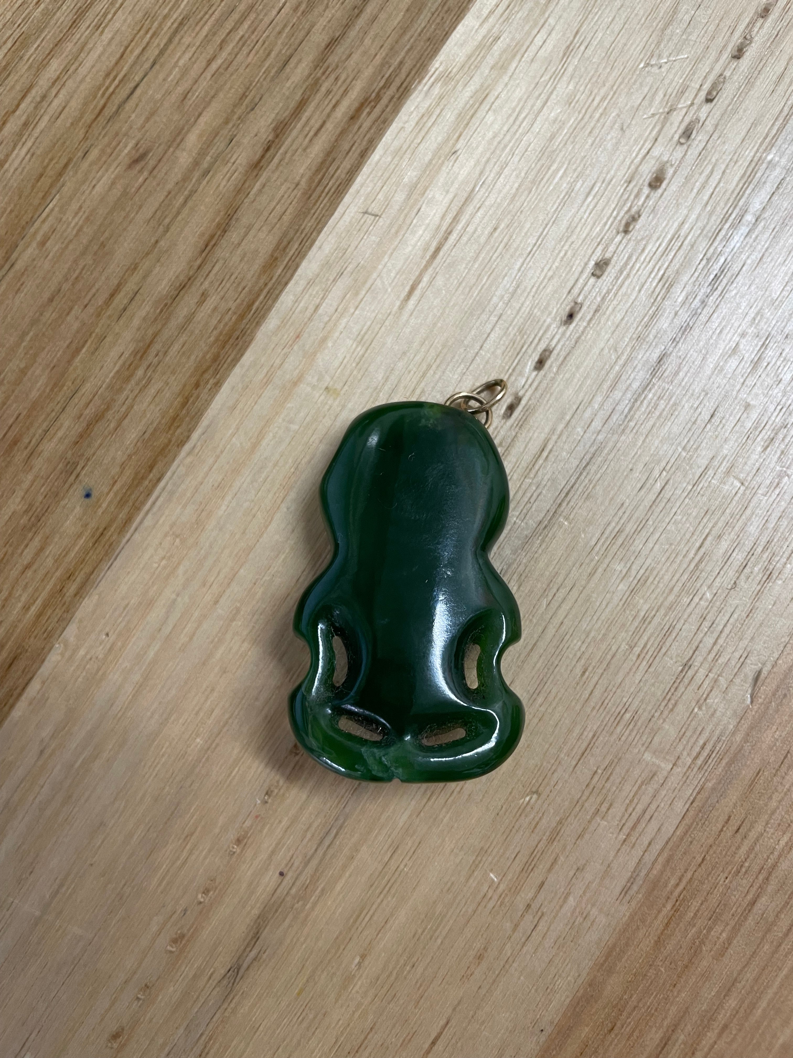 Old Hei Tiki Maori New Zealand Pendant | Antique & Vintage | Moonee Ponds Antiques | Australia Wide Delivery