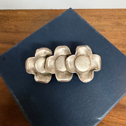 Vintage Modernist Silver Tone Brooch C:1960's