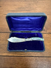 Antique Sterling / Paua Shell Silver New Zealand Souvenir Butter Knife | Antique & Vintage | Moonee Ponds Antiques | Australia Wide Delivery