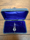 Vintage 9ct Silver Lined Pendant With Blue Stone | Antique & Vintage | Moonee Ponds Antiques | Australia Wide Delivery
