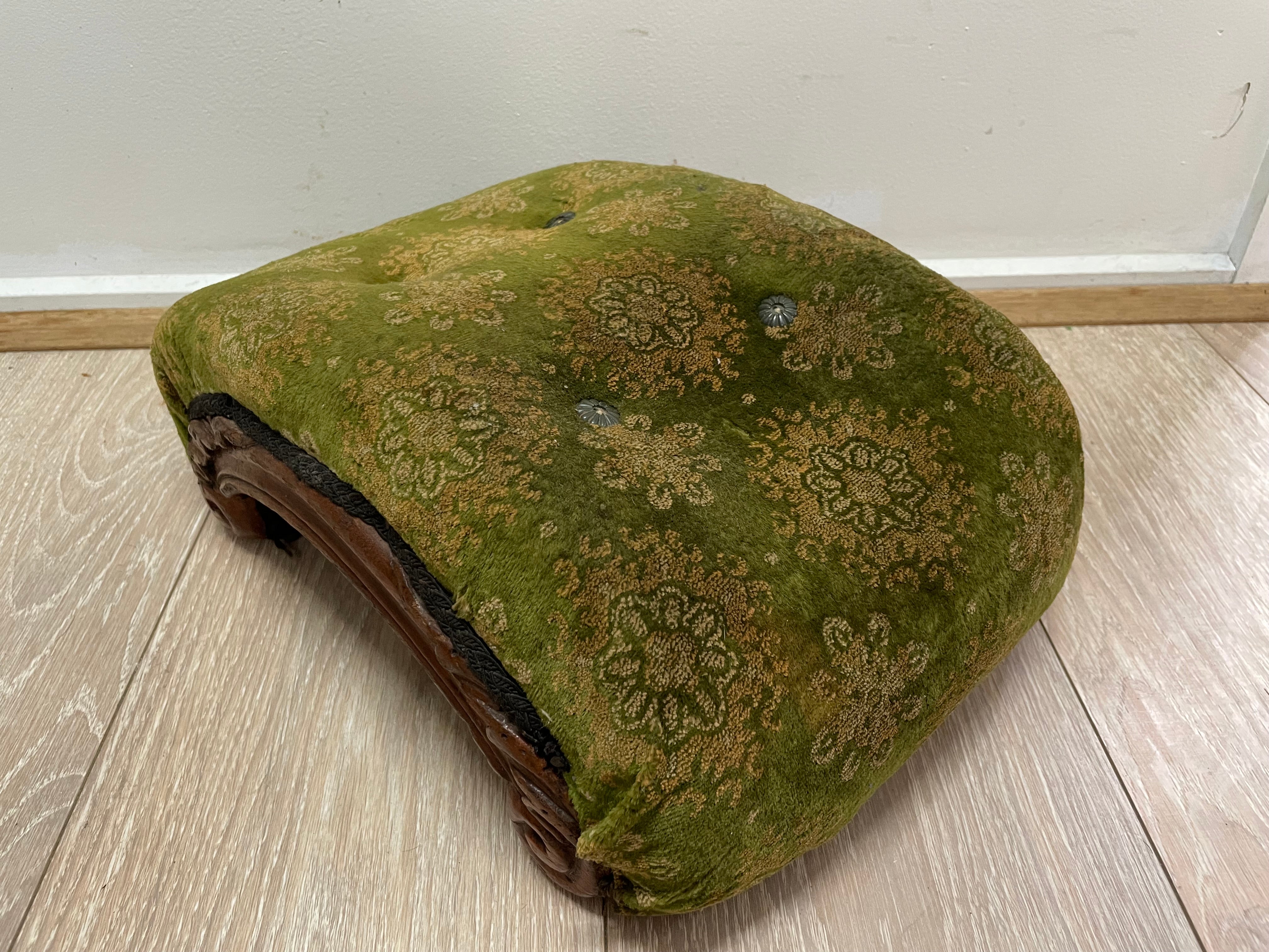 William IV Upholstered Footstool | Antique & Vintage | Moonee Ponds Antiques | Australia Wide Delivery