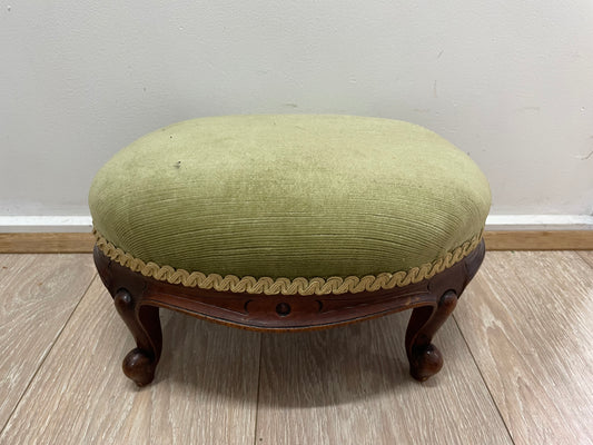 Upholstered Victorian Footstool