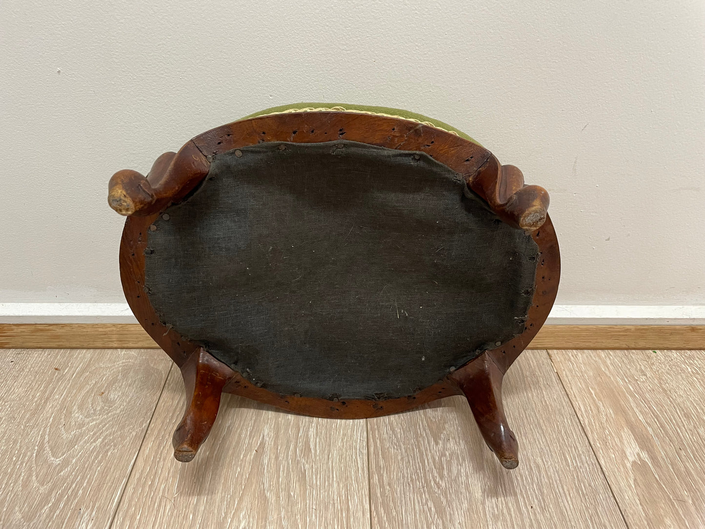 Upholstered Victorian Footstool