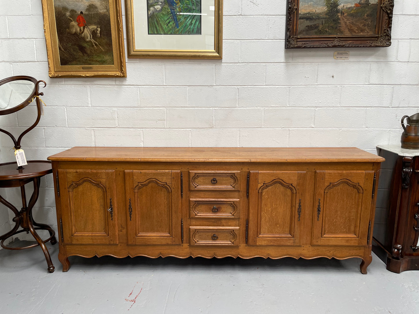 Early 19th Century French Oak Sideboard