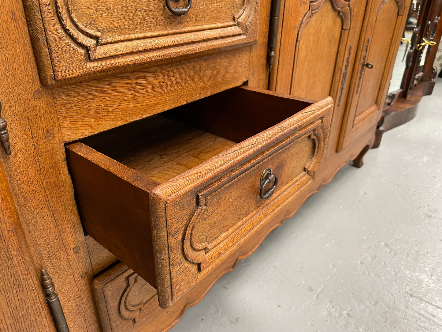 Early 19th Century French Oak Sideboard