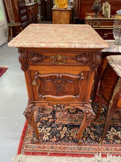 Single Louis XV Bedside Cabinet | Antique & Vintage | Moonee Ponds Antiques | Australia Wide Delivery