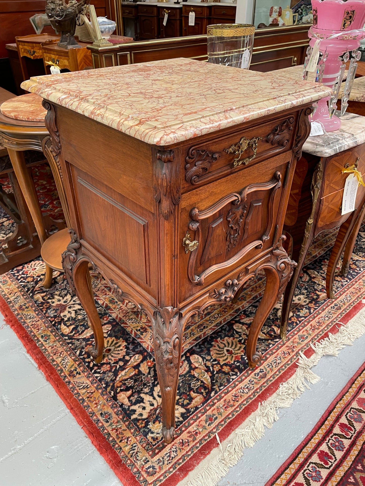 Single Louis XV Bedside Cabinet