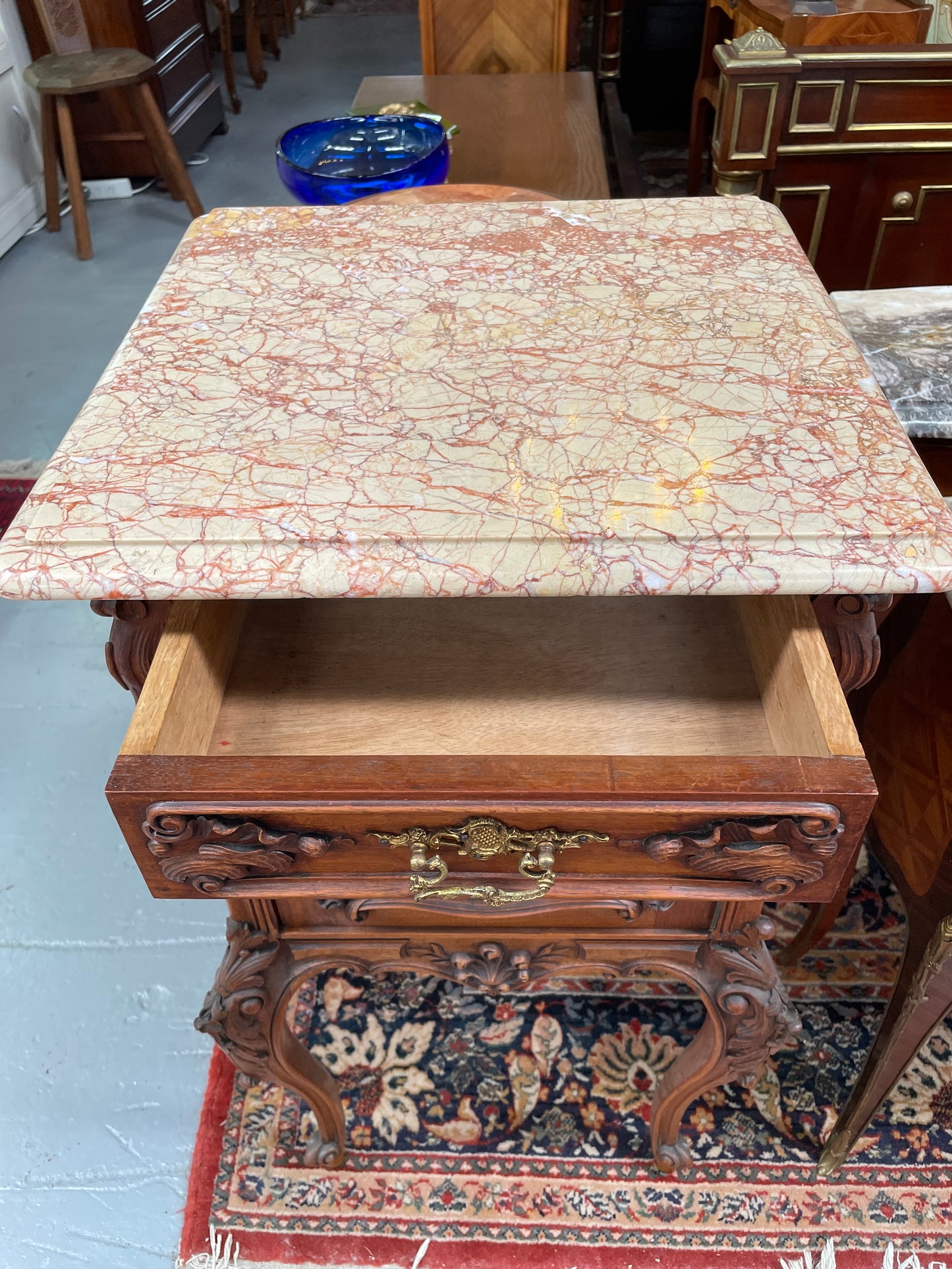 Single Louis XV Bedside Cabinet