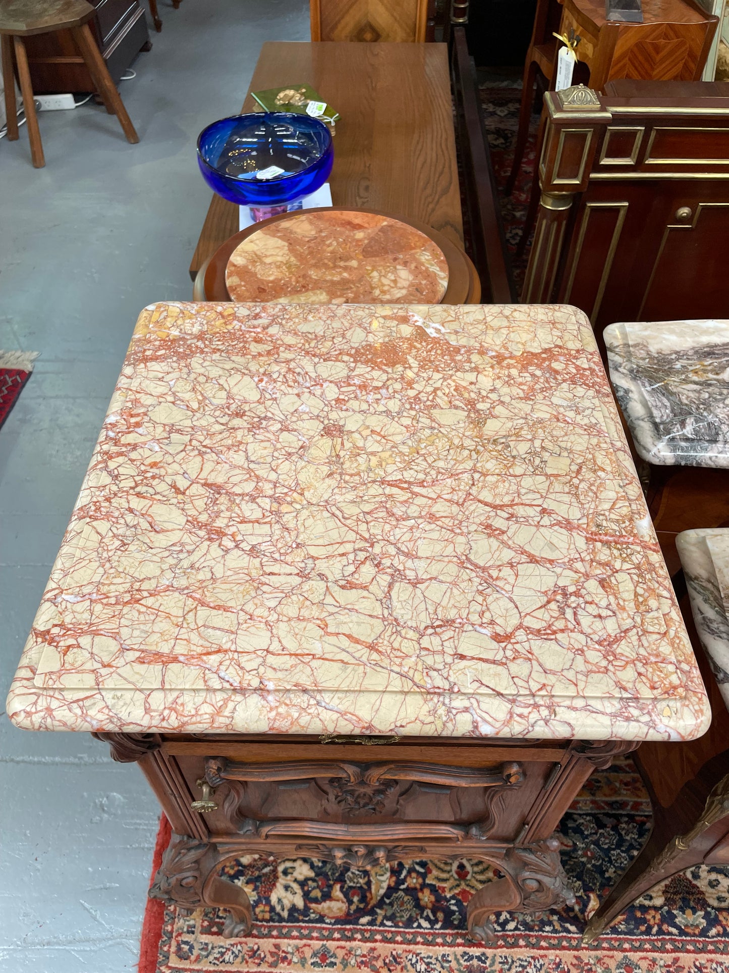 Single Louis XV Bedside Cabinet