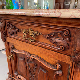 Single Louis XV Bedside Cabinet