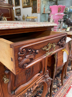 Single Louis XV Bedside Cabinet | Antique & Vintage | Moonee Ponds Antiques | Australia Wide Delivery