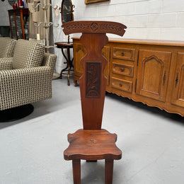 Vintage Mahogany Spinning Chair