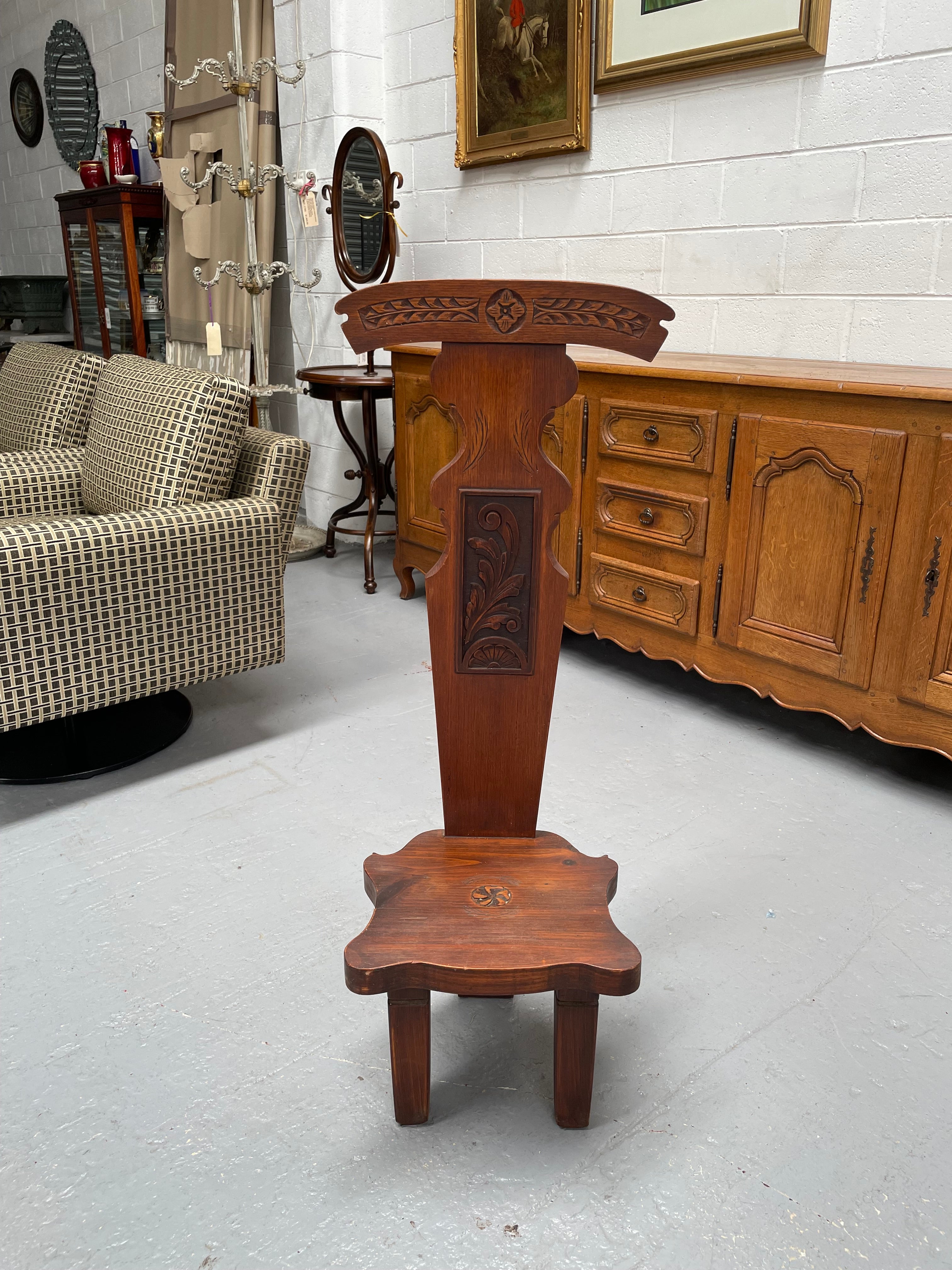 Vintage Mahogany Spinning Chair | Antique & Vintage | Moonee Ponds Antiques | Australia Wide Delivery