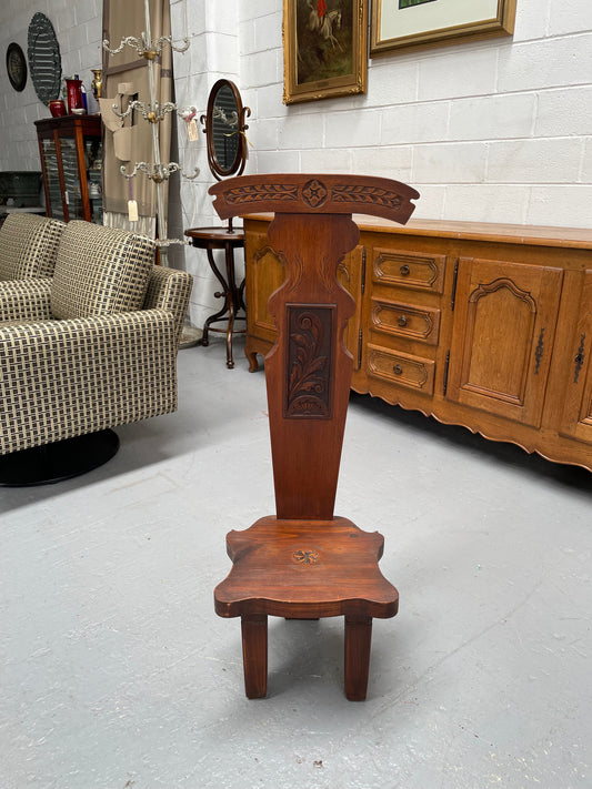 Vintage Mahogany Spinning Chair