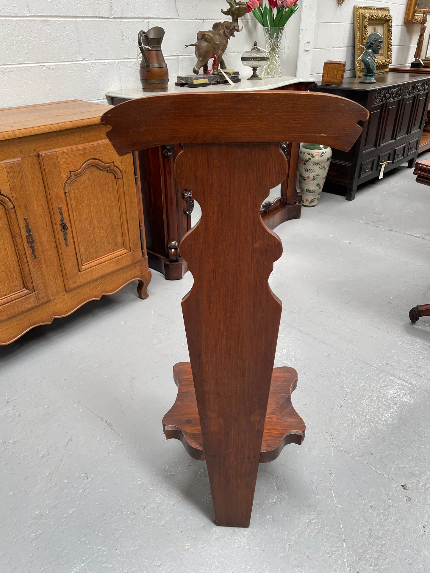 Vintage Mahogany Spinning Chair