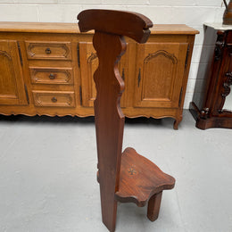 Vintage Mahogany Spinning Chair