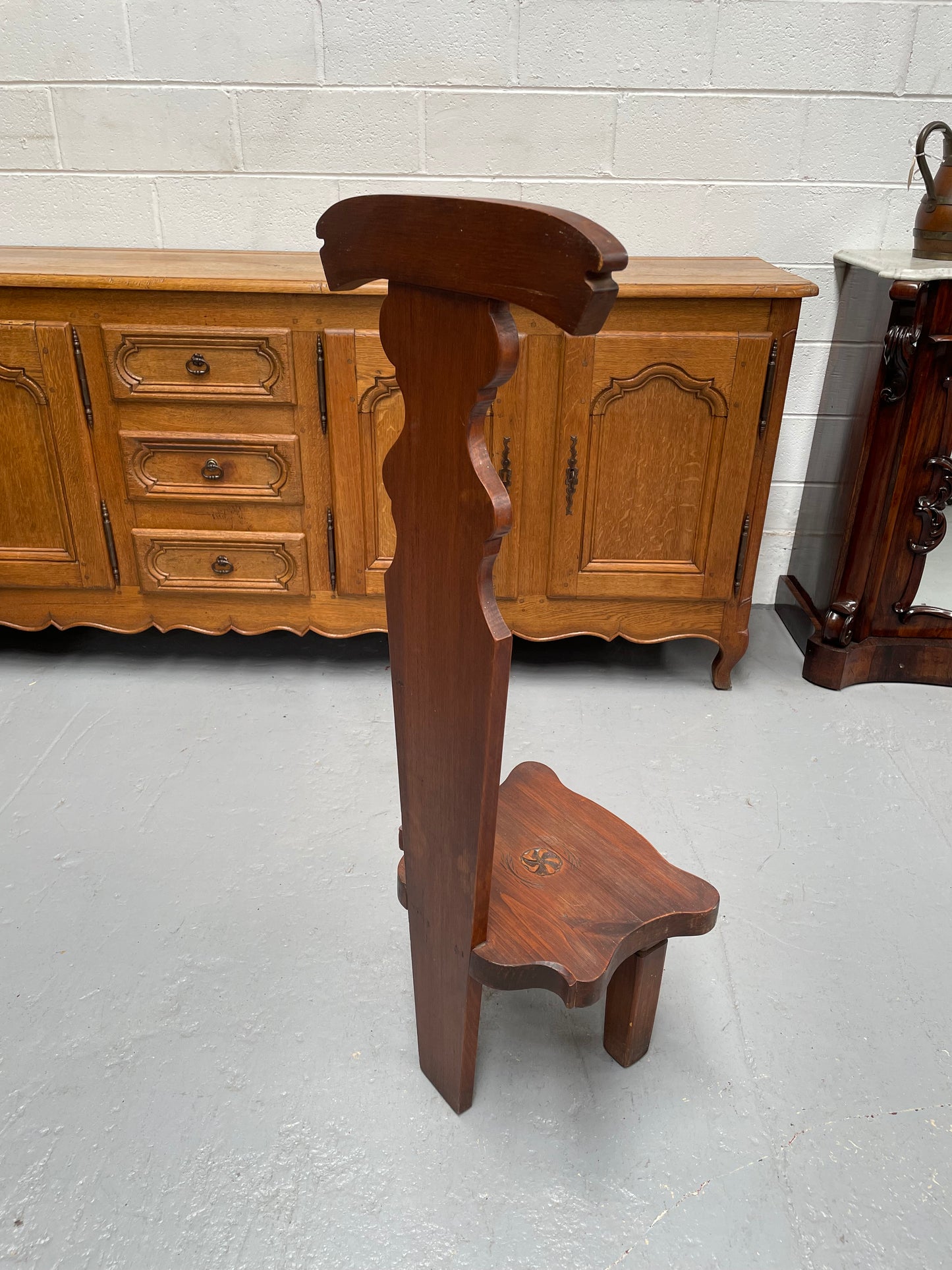 Vintage Mahogany Spinning Chair