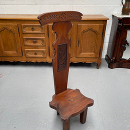 Vintage Mahogany Spinning Chair
