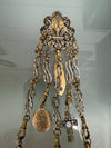 Victorian Silver & Gilt Metal Chatelaine with Attachments | Antique & Vintage | Moonee Ponds Antiques | Australia Wide Delivery