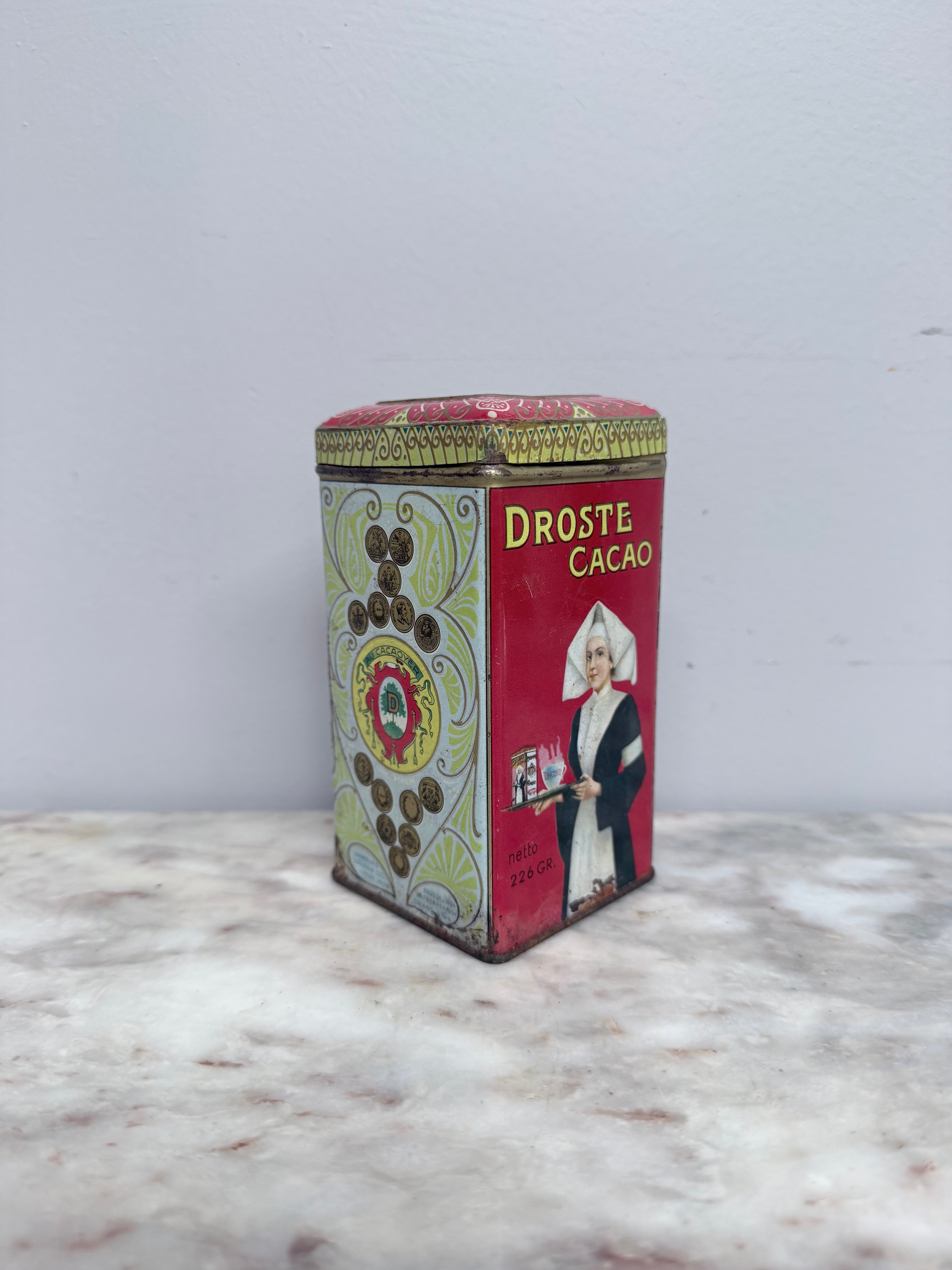 Vintage Droste Cacao Tin | Antique & Vintage | Moonee Ponds Antiques | Australia Wide Delivery