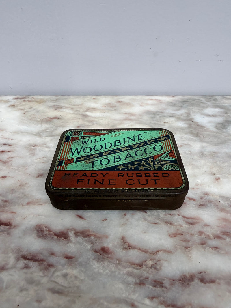 Vintage 'Wild Woodbine' Tobacco Tin