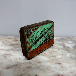 Vintage 'Wild Woodbine' Tobacco Tin
