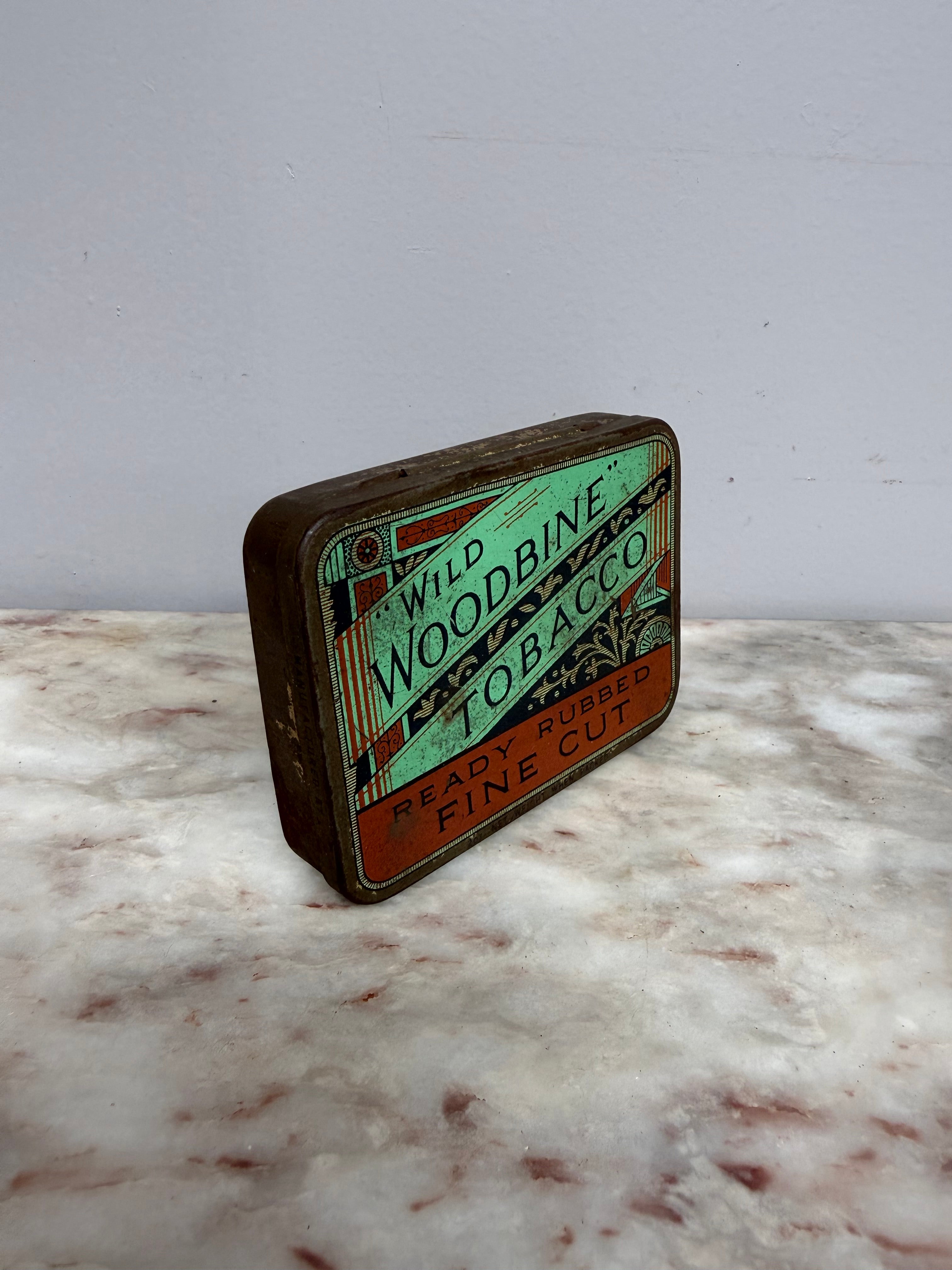 Vintage 'Wild Woodbine' Tobacco Tin | Antique & Vintage | Moonee Ponds Antiques | Australia Wide Delivery