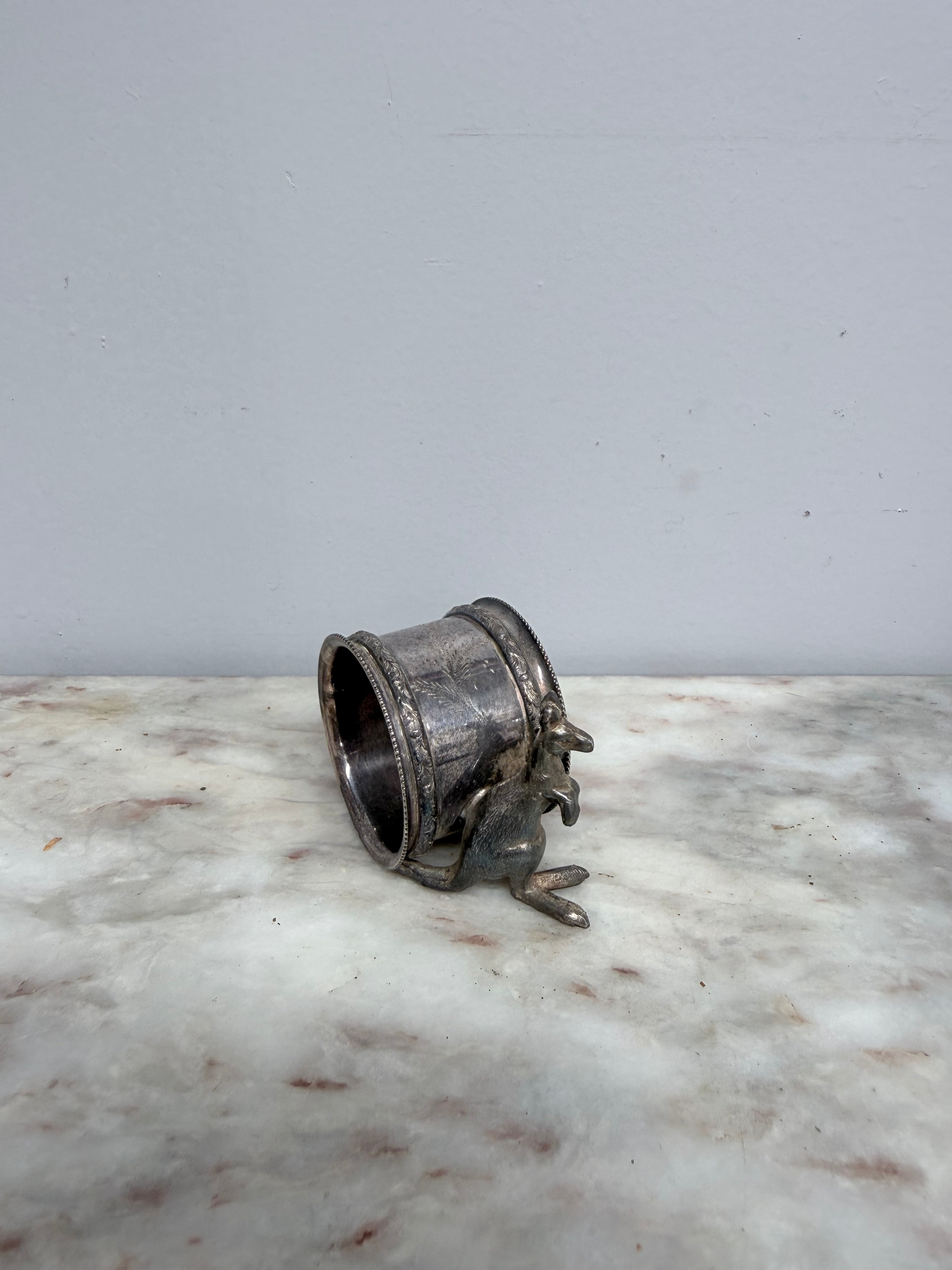 Antique Stoke & Sons Australia Kangaroo Serviette Ring | Antique & Vintage | Moonee Ponds Antiques | Australia Wide