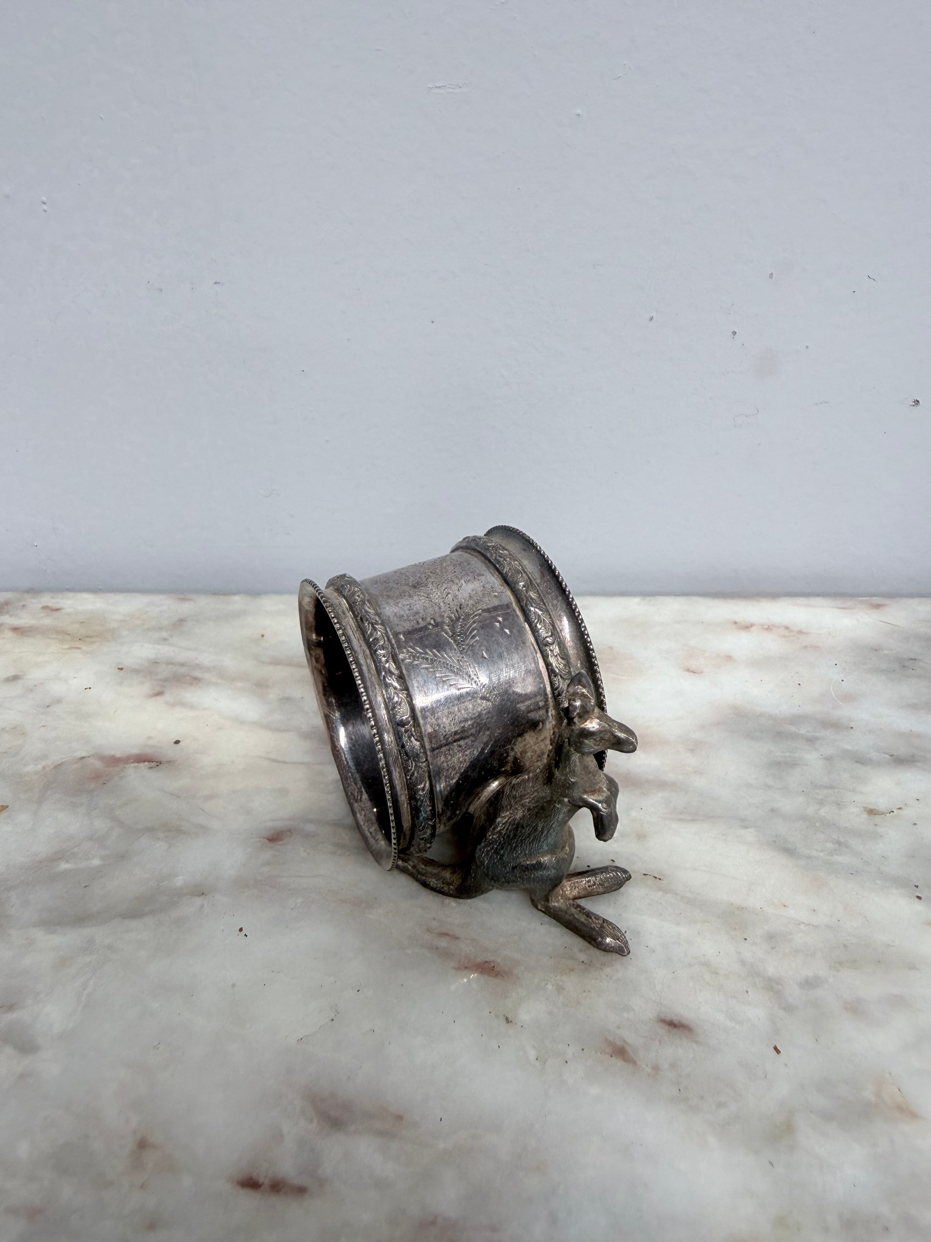 Antique Stoke & Sons Australia Kangaroo Serviette Ring | Antique & Vintage | Moonee Ponds Antiques | Australia Wide