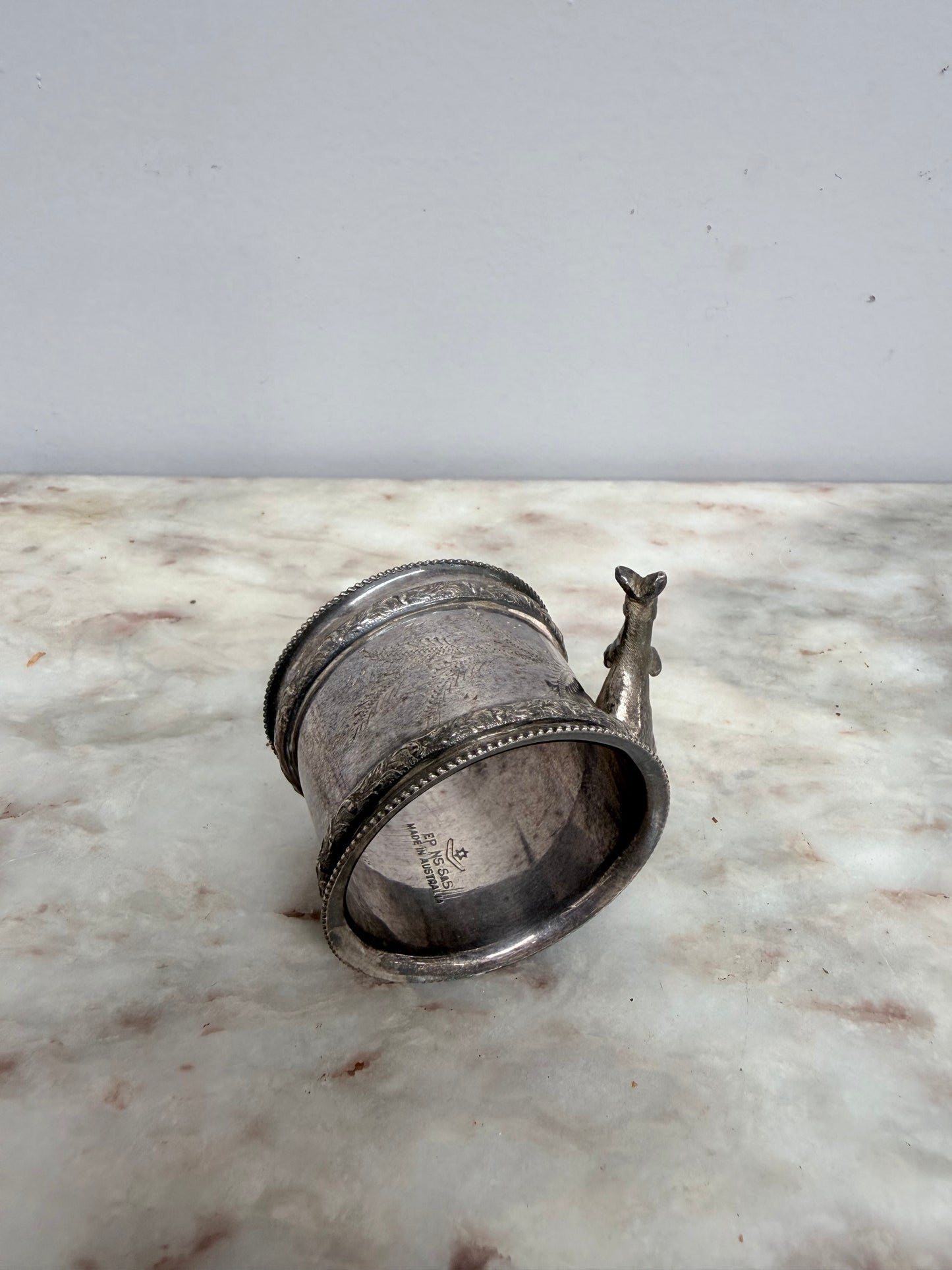 Antique Stoke & Sons Australia Kangaroo Serviette Ring