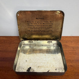 Vintage Lucky Hit Tobacco Tin