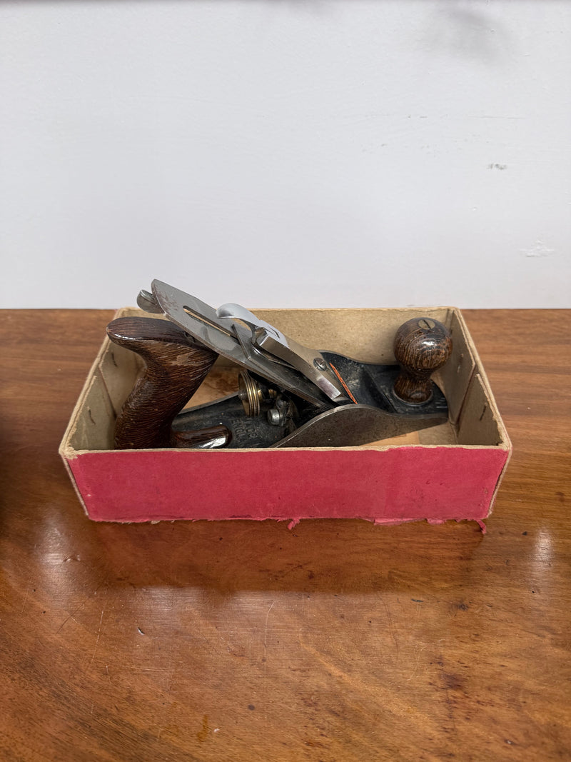 Vintage Stanley No 4 Bailey Plane Original Box & Instructions
