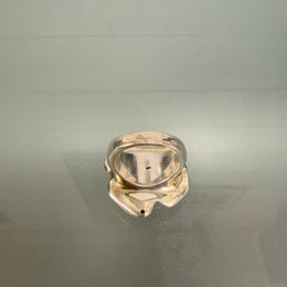 Sterling Silver Large Rose Ring