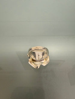 Sterling Silver Large Rose Ring | Antique & Vintage | Moonee Ponds Antiques | Australia Wide Delivery