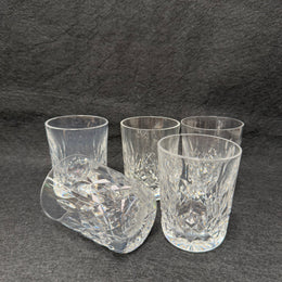 Vintage Set of Four Waterford Crystal Tumblers Lismore Pattern