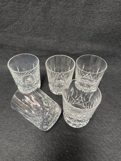 Vintage Set of Four Waterford Crystal Tumblers Lismore Pattern | Antique & Vintage | Moonee Ponds Antiques | Australia Wide Delivery