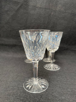 Set of Four Vintage Waterford Crystal Wine Glasses With Lismore Pattern | Antique & Vintage | Moonee Ponds Antiques | Australia Wide Delivery