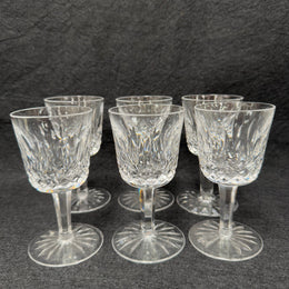 Set of 6 Vintage Waterford Crystal Sherry/Port Glasses