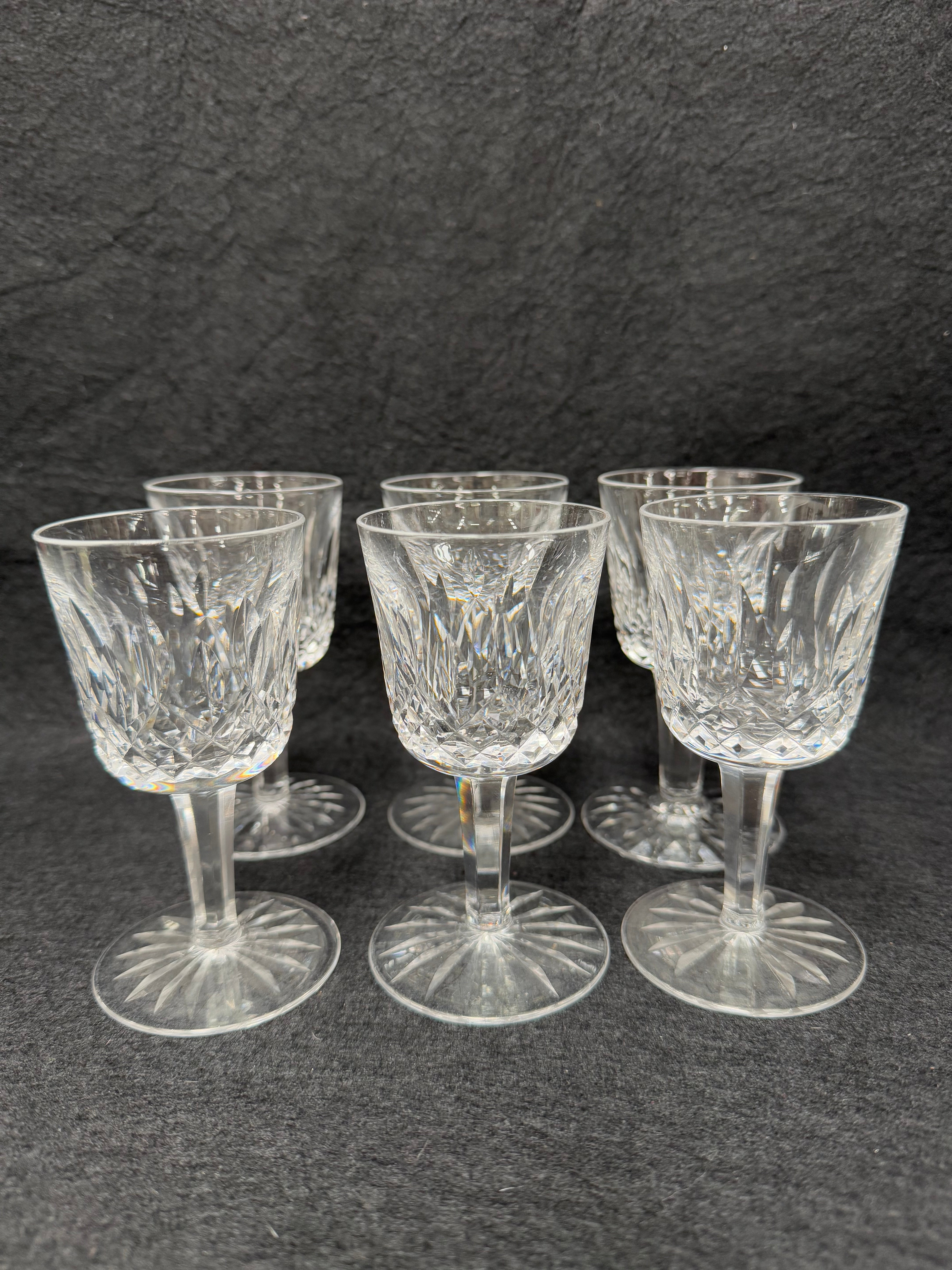 Set of 6 Vintage Waterford Crystal Sherry/Port Glasses | Antique & Vintage | Moonee Ponds Antiques | Australia Wide