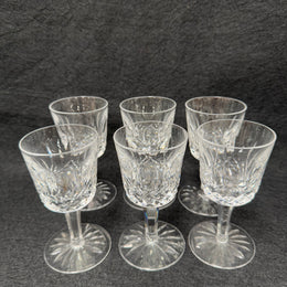 Set of 6 Vintage Waterford Crystal Sherry/Port Glasses