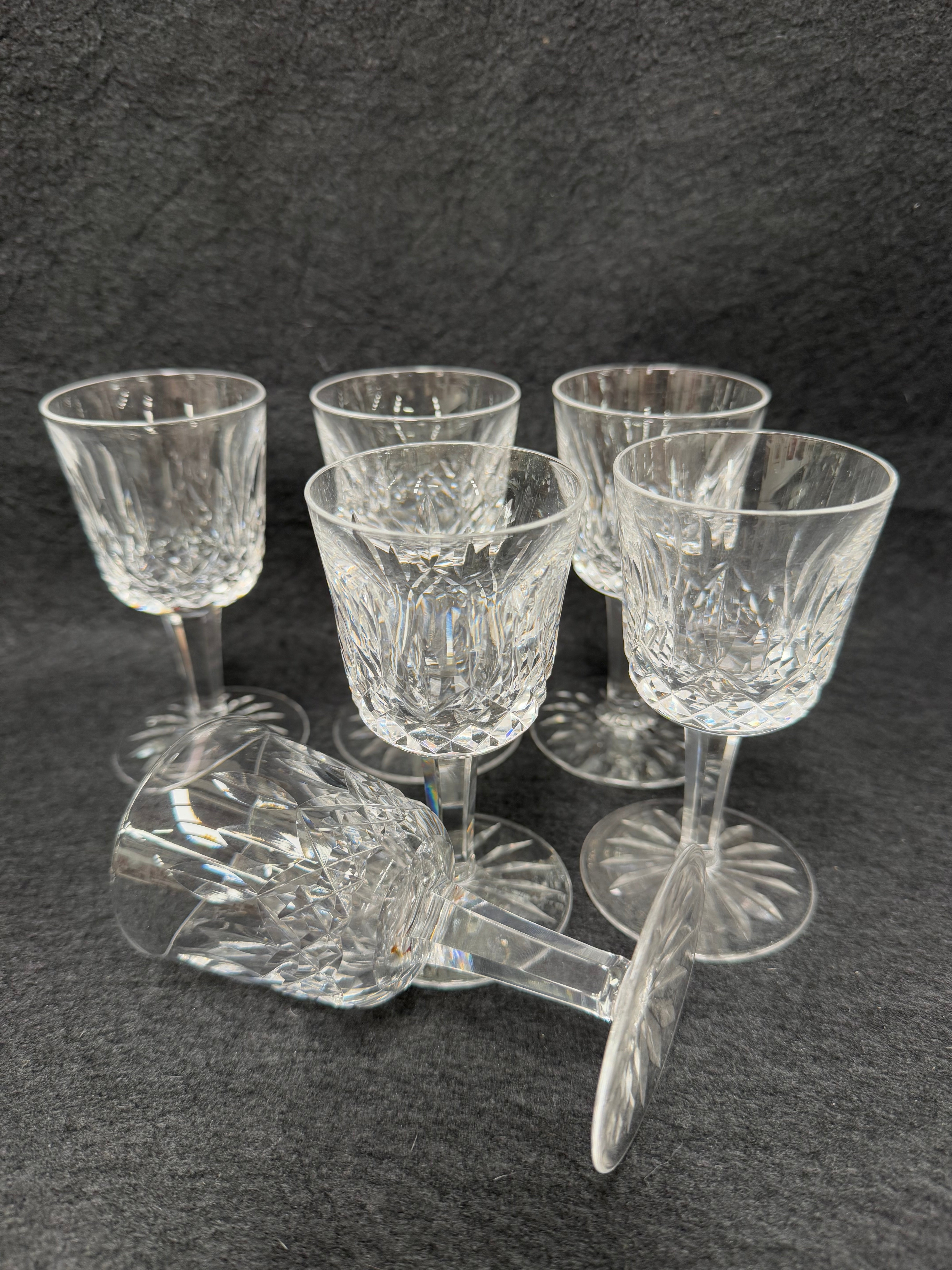 Set of 6 Vintage Waterford Crystal Sherry/Port Glasses | Antique & Vintage | Moonee Ponds Antiques | Australia Wide