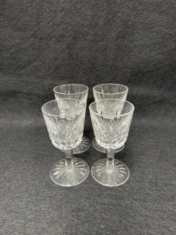 Set of 4 Vintage Waterford Crystal Sherry/Port Glasses Lismore Pattern | Antique & Vintage | Moonee Ponds Antiques | Australia Wide Delivery